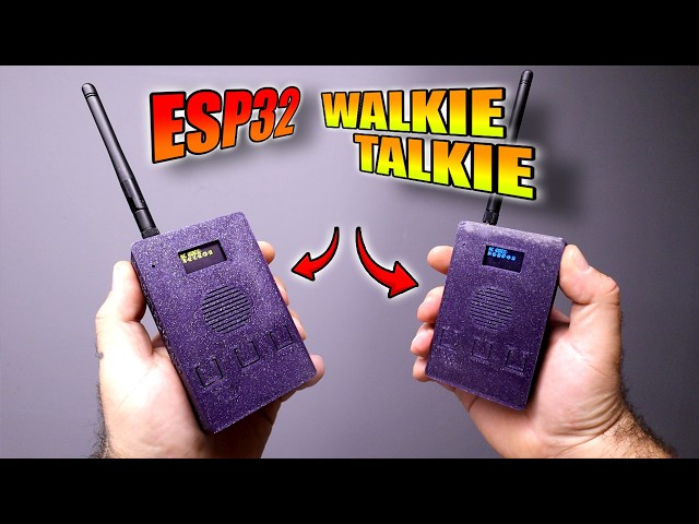 WiFi Walkie Talkie with ESP32