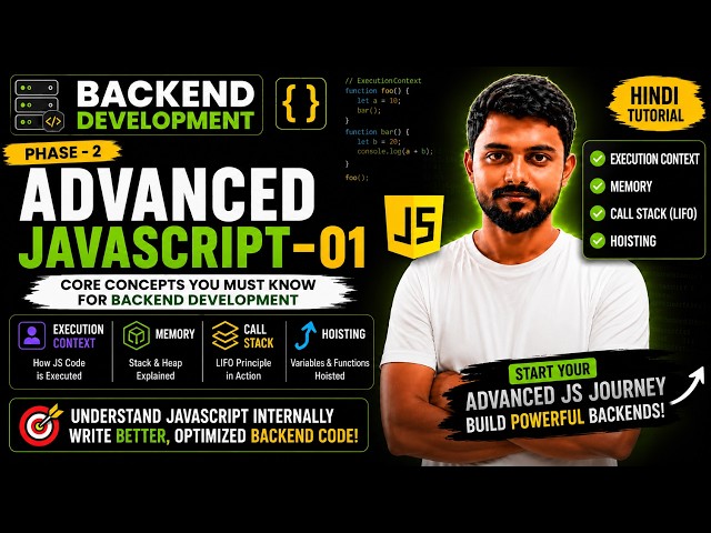 Episode 04: How JavaScript Actually Runs Under the Hood | Execution Context, Call Stack & Hoisting