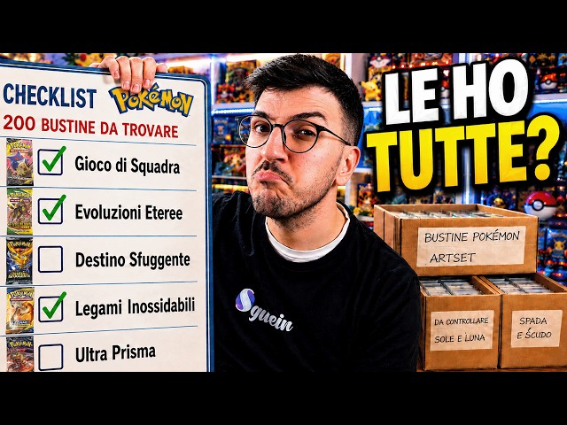 I Searched for 200 Different Pokémon Booster Packs in My Collection
