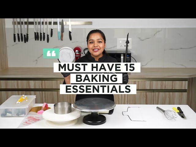 15 Must-Have Baking Essentials to Start Home Baking | Beginner’s Guide to Baking Tools & Equipment