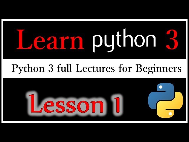 Python Installation in Windows - Learn Python 3 Lesson 1