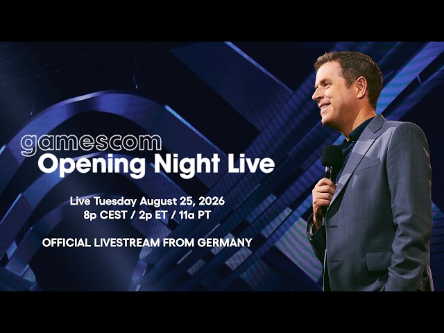 🔴 gamescom Opening Night Live 2026 ONL Official Livestream (LIVE NOW - Final Fantasy, The Witcher 3)