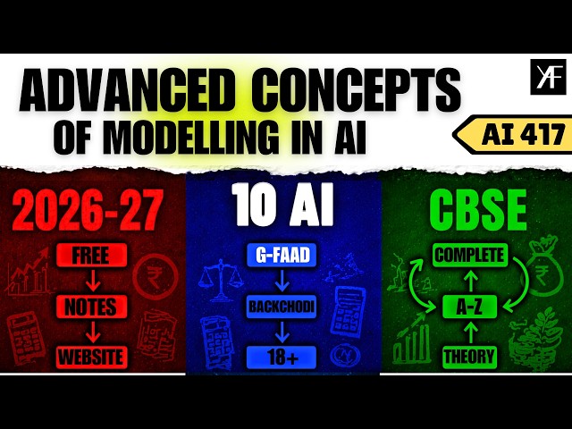 Advanced Concepts of Modeling in AI | Class 10 AI 417 | Part B UNIT 2 | Complete One Shot | 2026-27