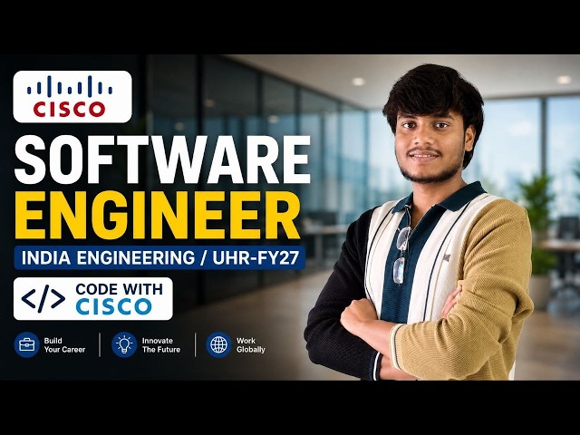 Cisco Software Engineer Hiring 2027 | Code With Cisco FY27 | Complete Application Process #job #jobs