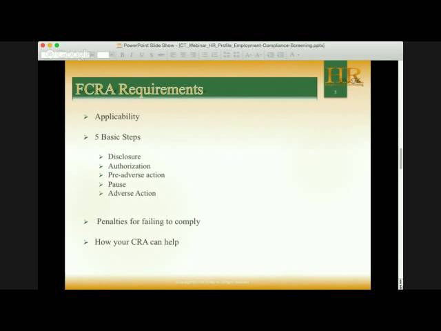 ComputerTalk Webinar: Employment Screening Compliance