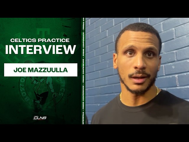 Joe Mazzulla: We Want Jayson Tatum Available EVERY Night | Celtics Practice Interview