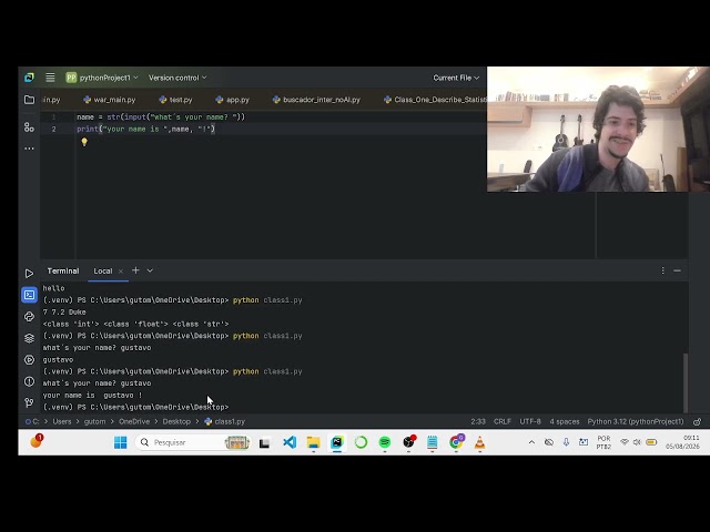 Basic Python - Lesson 1