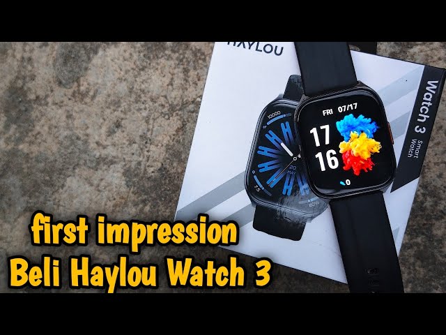 FIRST IMPRESSIONS OF THE HAYLOU WATCH 3 USER INTERFACE || NO NEED TO BREAK THE BANK, IT’S ONLY AR...