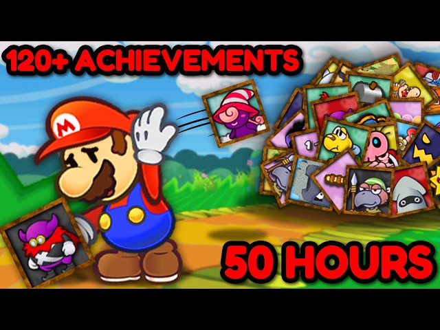 I got Every Achievement in Paper Mario TTYD. It was INSANE