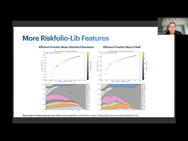 Dany Cajas — Riskfolio-Lib: Advanced Portfolio Optimization