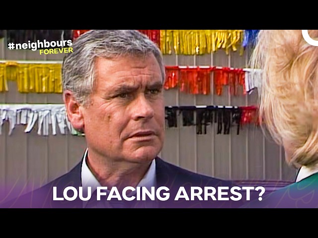Lou's Secret Bargain With The Police | Neighbours 1992 (Season 8)