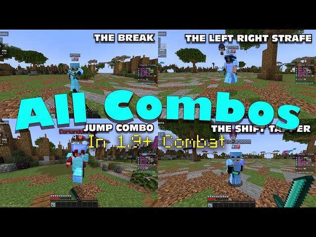 All Types of 1.9+ PvP Combos in Minecraft