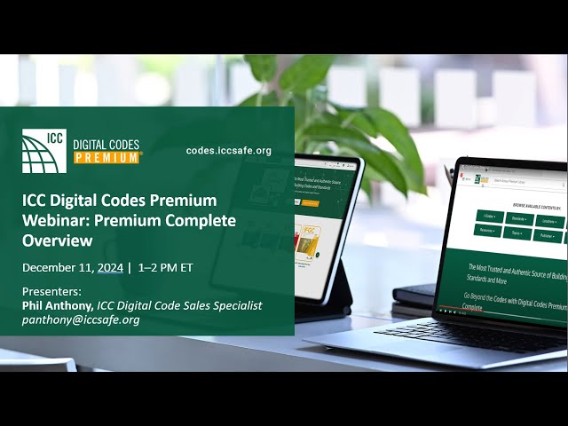 Webinar: Digital Codes Premium Complete Overview