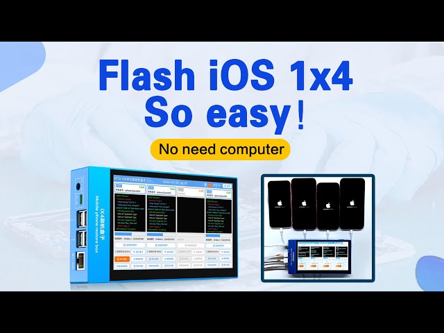 Flashing iOS is so easy now? iX4 Mobile Phone Restore Box