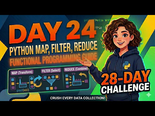 Python Map, Filter, and Reduce: Functional Programming Guide (Day 24)