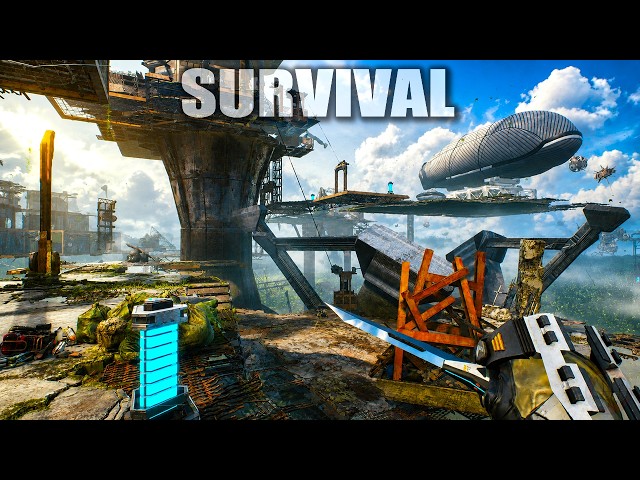 Looting The Police Station While Setting Up a Farm in This Post-Apocalyptic World...