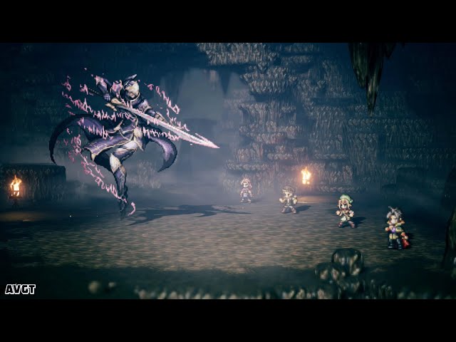 Octopath Traveler Balogar Optional Boss Fight (Runelord job)