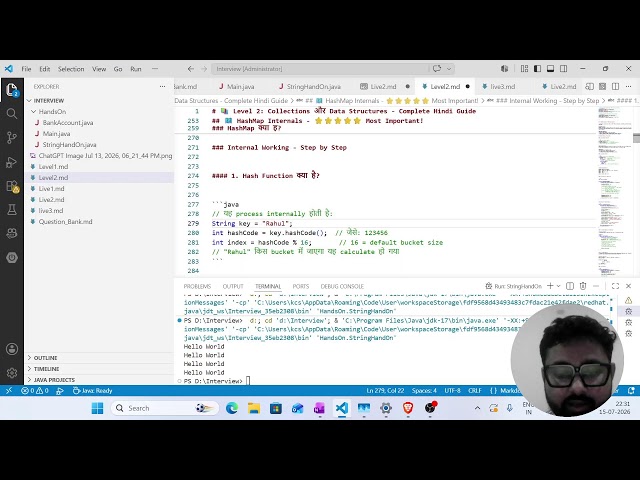 Java static & final Keywords + Collections Framework | LIVE Day 3 | Backend Learning Lab