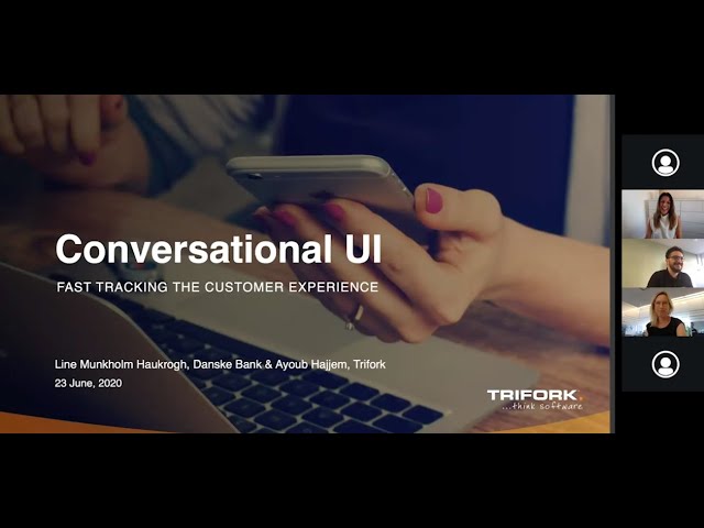 Trifork Tech Update: Conversational UI – fast tracking the customer experience