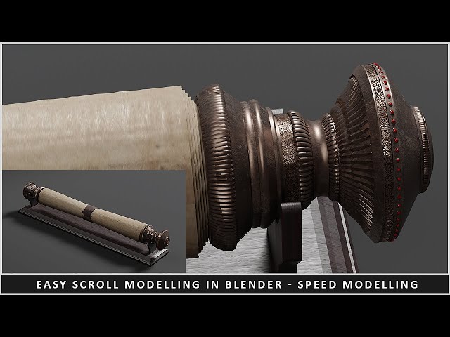 Easy scroll modelling in Blender - Speed modelling