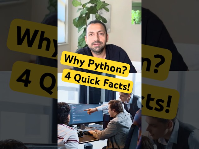 4 reasons why Python is a great programming language