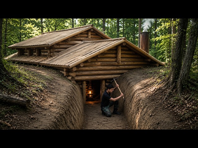 I Spent 150 Days Building a Wooden House, Surviving, and Cooking in the Rainforest