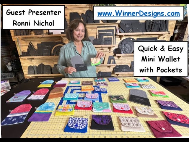 Quick & Easy Mini Wallet with Pockets!