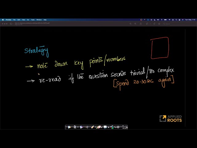 How to improve your problem solving skills for GATE CS 2022 | GATE APPLIED COURSE