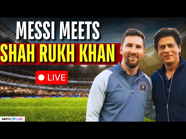 LIVE: Lionel Messi Meets Shah Rukh Khan LIVE | Messi GOAT Tour India LIVE | Messi In Kolkata LIVE