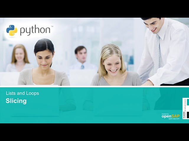 Python for Beginners - Week 2 Unit 7 - Slicing