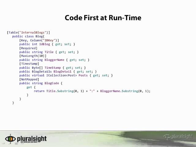 Entity Framework 4.1 Introduction -  05  Understanding How Code First Works