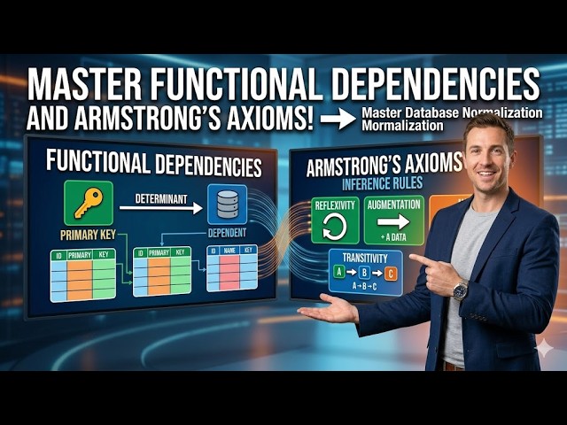 Functional Dependencies & Armstrong's Axioms in Database Design