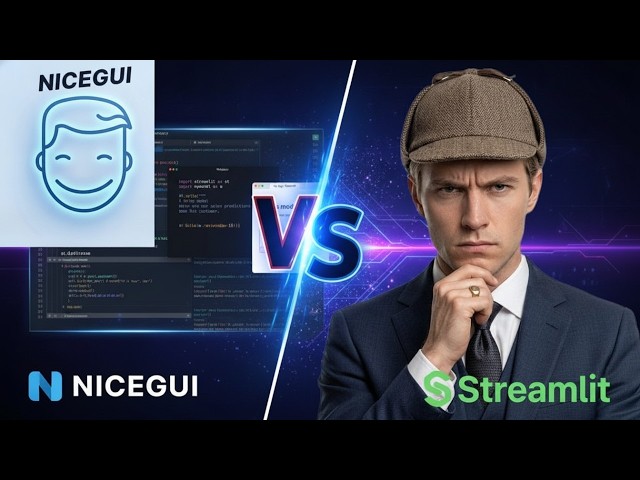 Recensione NiceGUI vs Streamlit per Python 2026: La Verità