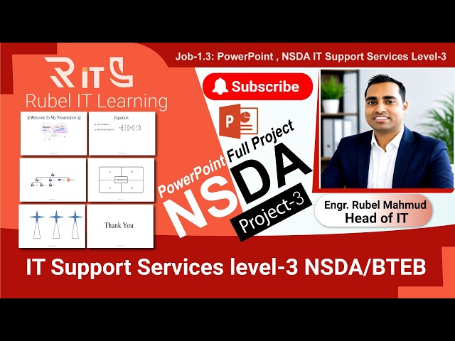 Professional PowerPoint Project  Complete PowerPoint Presentation Design Tutorial  Project-03