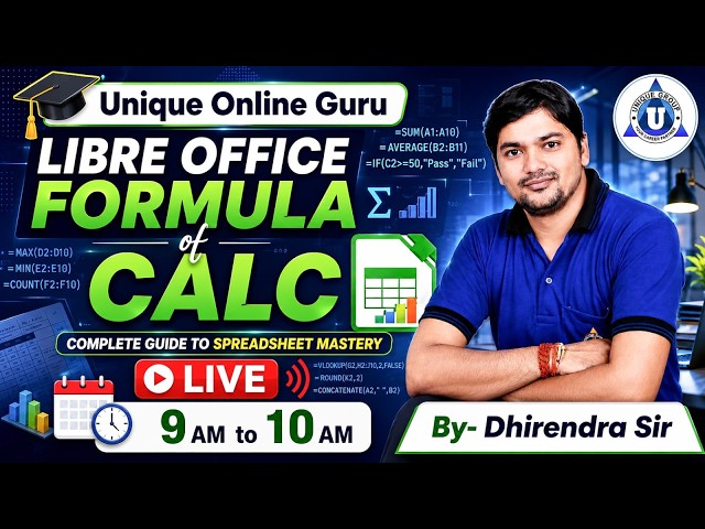📊 LibreOffice Calc | Formula Of Calc | Basic to Advanced | O Level | CCC | DCA | #02