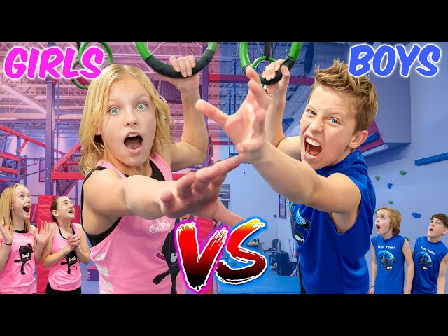 ¡Desafío Súper Ninja! ¡Chicas vs Chicos!
