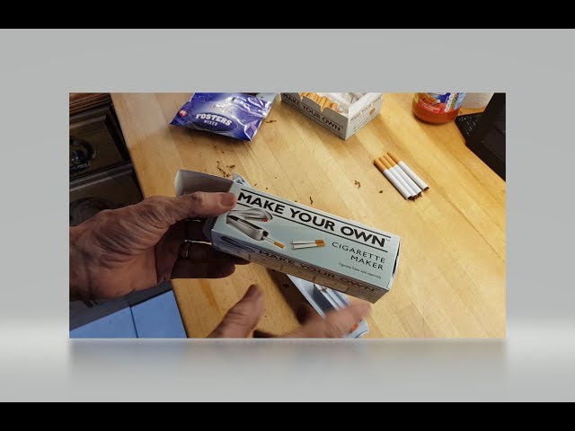 Make Your Own Cigarettes at Home and CUT COSTS in Half!