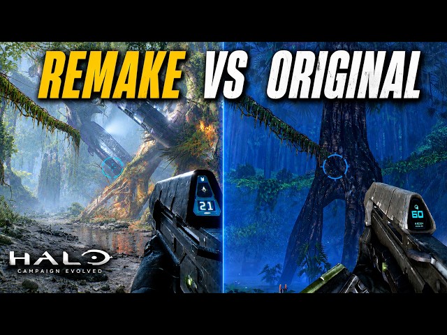 Ubicaciones icónicas en Halo CE vs. Halo Campaign Evolved