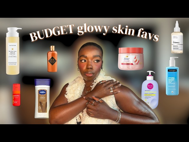 My TOP TIER bodycare favorites on a BUDGET: product that give you healthy, glowy skin