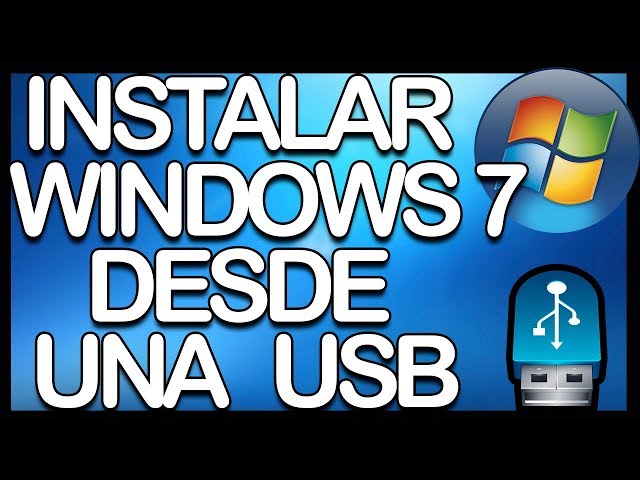 Aprende a Instalar Windows 7 desde una USB paso a paso [2017-2019]