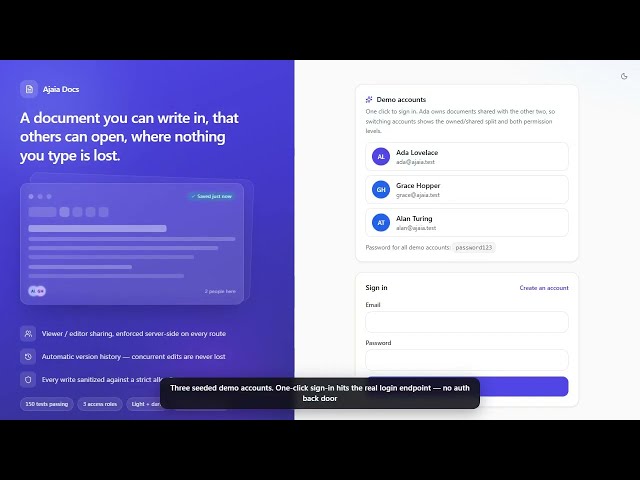 ajaia docs demo