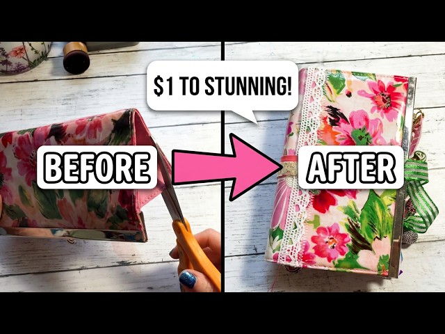 5 Thrifted Wallets Turned Into Junk Journals! DIY Transformation✨