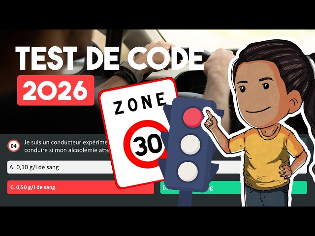 Test Code de la Route 2026 - Série 88