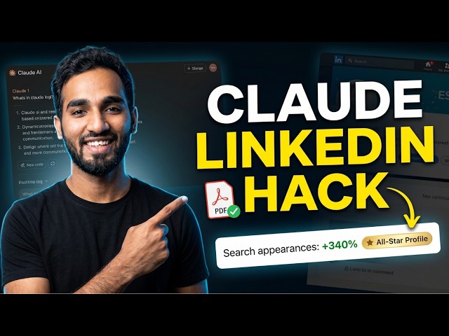 Claude AI for Job Application: LinkedIn Profile Optimization (PDF Method)
