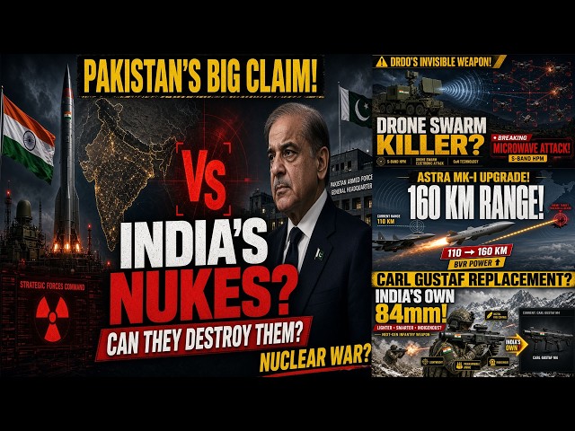Pakistan’s BIG Nuclear Claim About India Exposed!,Astra Mk1 Range Doubled?,DRDO’s New Drone Killer