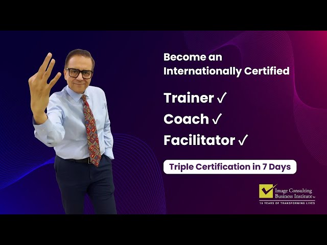Become a Certified Trainer, Coach & Facilitator in Just 7 Days | World's Only Triple Certification