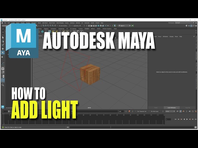 Autodesk Maya How To Add Light