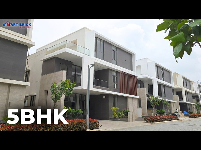 5 BHK Villas For Sale in Tellapur Hyderabad | Ultra-Luxury Triplex Villa Tour