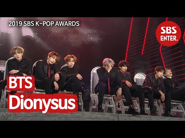 ※방탄에 취하다※ BTS - Dionysus | 2019 SBS 가요대전(2019 SBS K-POP AWARDS) | SBS Enter.