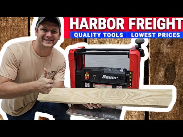 A Must Have Tool From Harbor Freight | Bauer Wood Plainer Review
